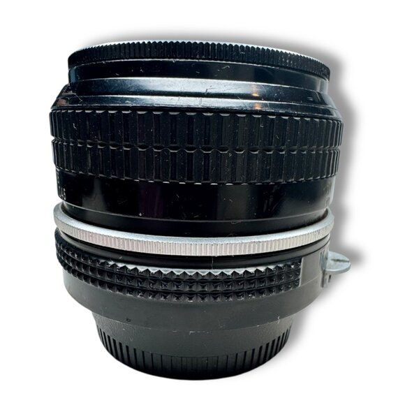 Nikon NIKKOR 50mm f/2 AI Lens Japan w/ Caps Clean Glass Fast Prime - Picture 5 of 13